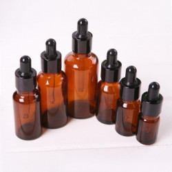 15ml Bärnsten Glas Flytande Reagens Pipett Flaska Öga Dropper Släppa Aromapos Trunc