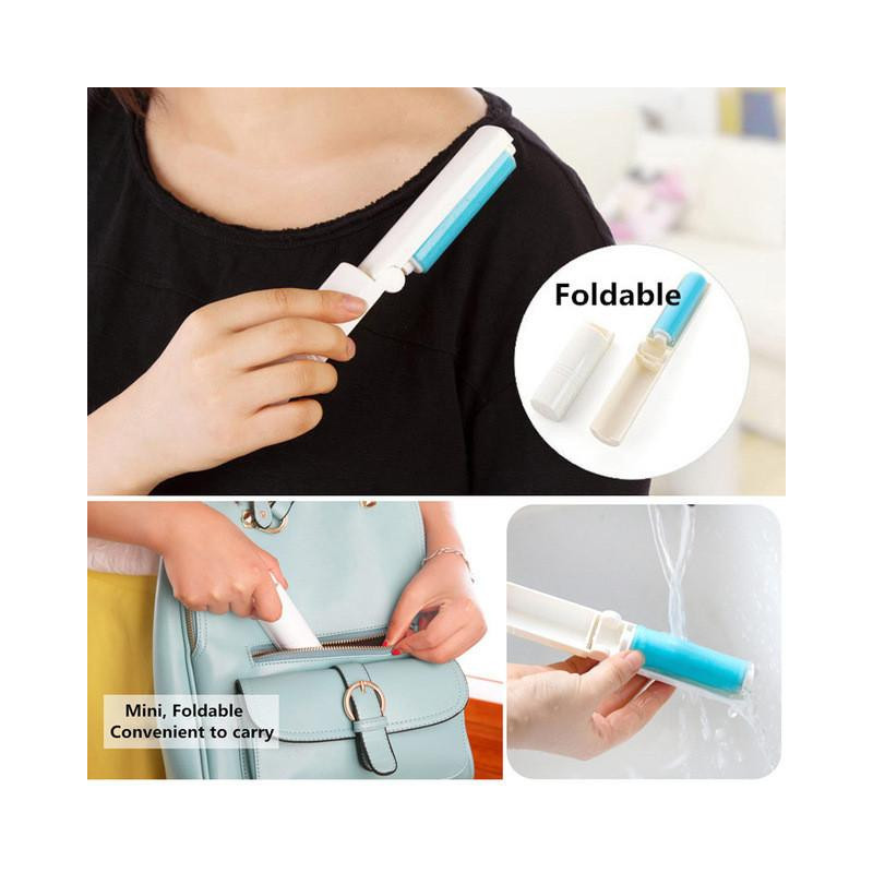 Etya Resa Bärbar Tvättbar Lint Klibbig Vält Hår Damm Remover Kläder Vika Undan