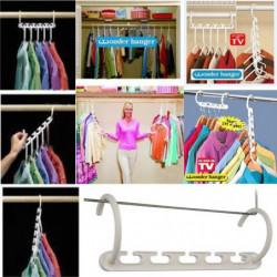 Rymden Sparare Undra Magi Kläder Galgar Closet Arrangör Krokar Racks Gg