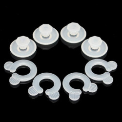 4pack Tröstare Clips Säng Täcke Ark Täcke Innehavare Fixering Rum Gripper Fästanordning Hushåll