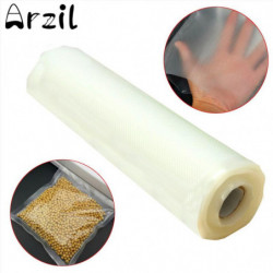 20cmx500cm Vakuum Värme Sealer Mat Färsk Sparare Påsar Rolls Mat Lagring Påsar Saran Omslag Flim