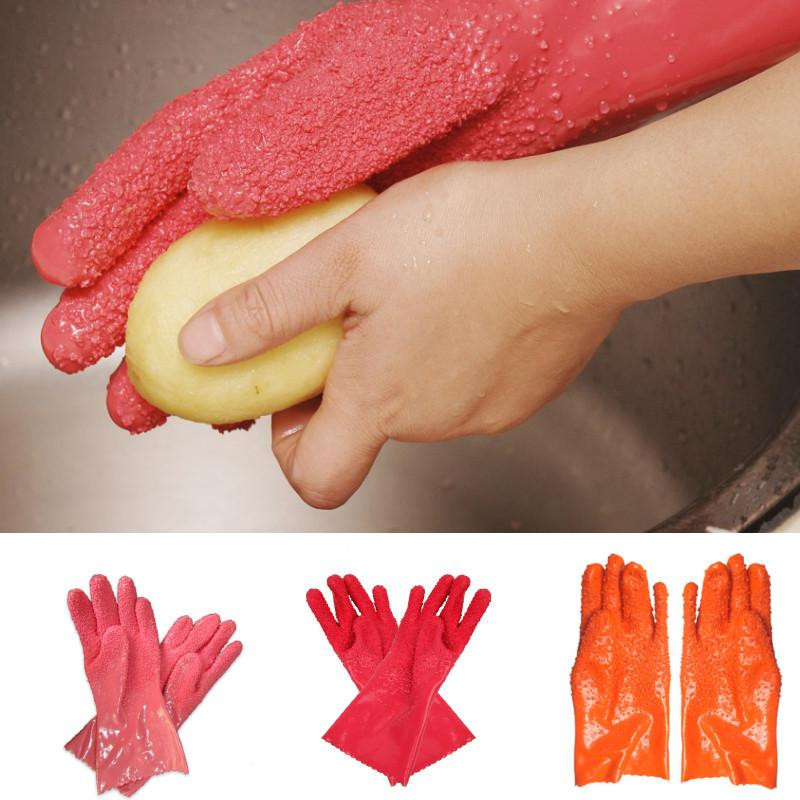 Hem Skalad Potatis Rengöring Handskar Kreativ Kök Peeling Frukt Diy Hushåll Handske