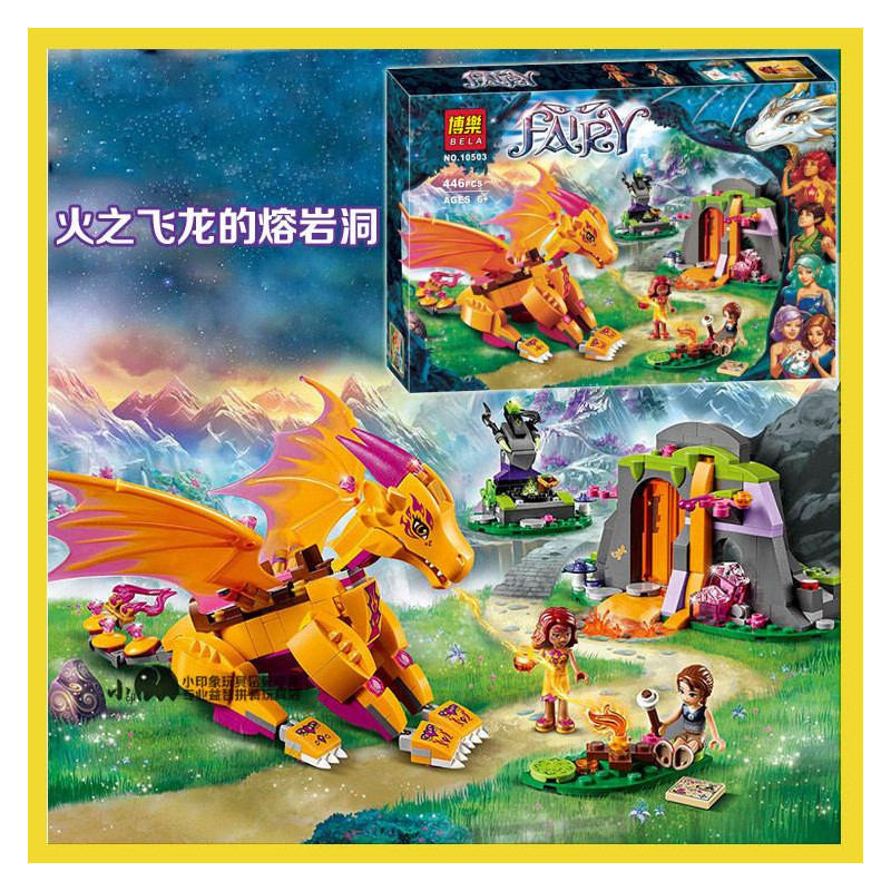 10503 Bela Elves Azari De Magisk Bageri Drake Byggnad Blocks Minifigures Flickor Insessa Fe Compatiable