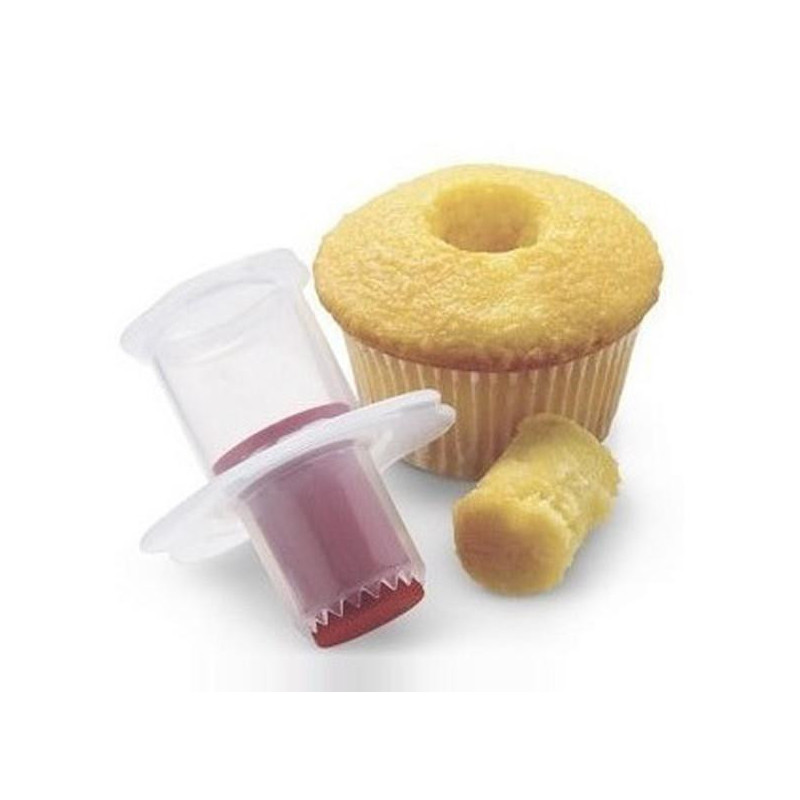 Cupcake Corer Plunger Fräs Bakverk Kaka Dekorera Delare Filler Läge