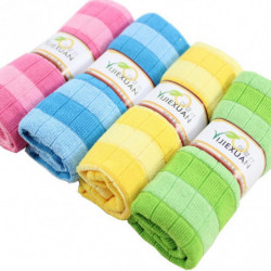 Topp Stor 4pack Effektiv Antifett Färg Maträtt Trasa Bambu Fiber Tvättning Handduk Magi Kök Rengöring