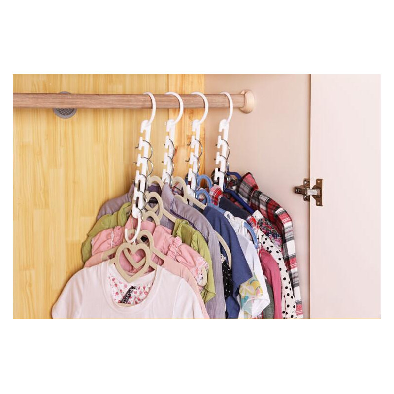 3d Rymden Sparande Galge Magi Kläder Galge Med Krok Closet Arrangör