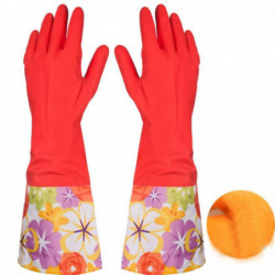 Maj 11 Mosunx Företag Gummi Latex Maträtt Tvättning Rengöring Lång Värma Handskar Hushåll Kök