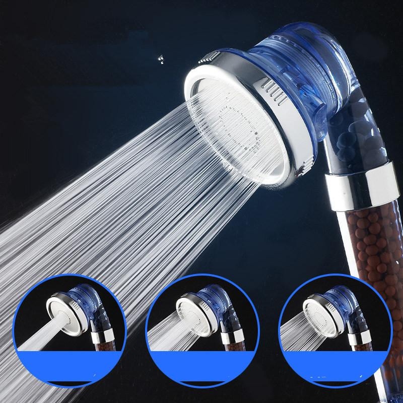 Pvivlis 3 Fungera Anjon Spa Dusch Spa Dusch Huvud Vatten Sparande Handheld Stor Regn Dusch Ducha Chuveiro