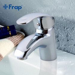 Frap Handfat Kranar Mässing Kropp Kranar Mixer Och Kall Vatten Slang Krom F1021