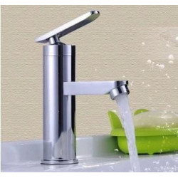 Badrum Kran Torneira Mixer Knacka Enda Spak Kran Badrum Toalett Lång Fartyg Sjunka Handfat Mixer Knacka