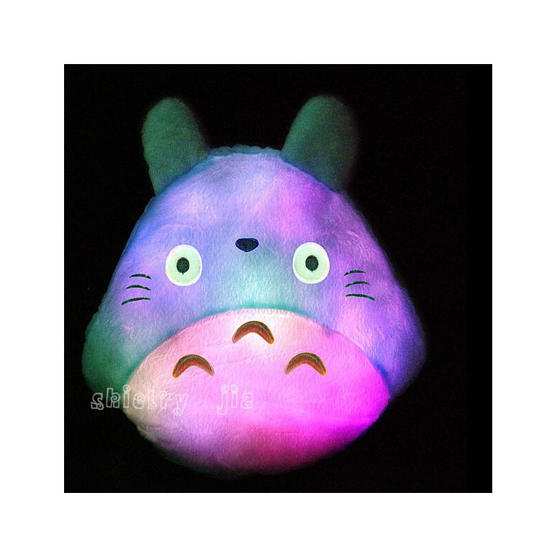 Totoro Led Lysande Plysch Kudde Härlig Totoro Leksak Bröllop Födelsedag