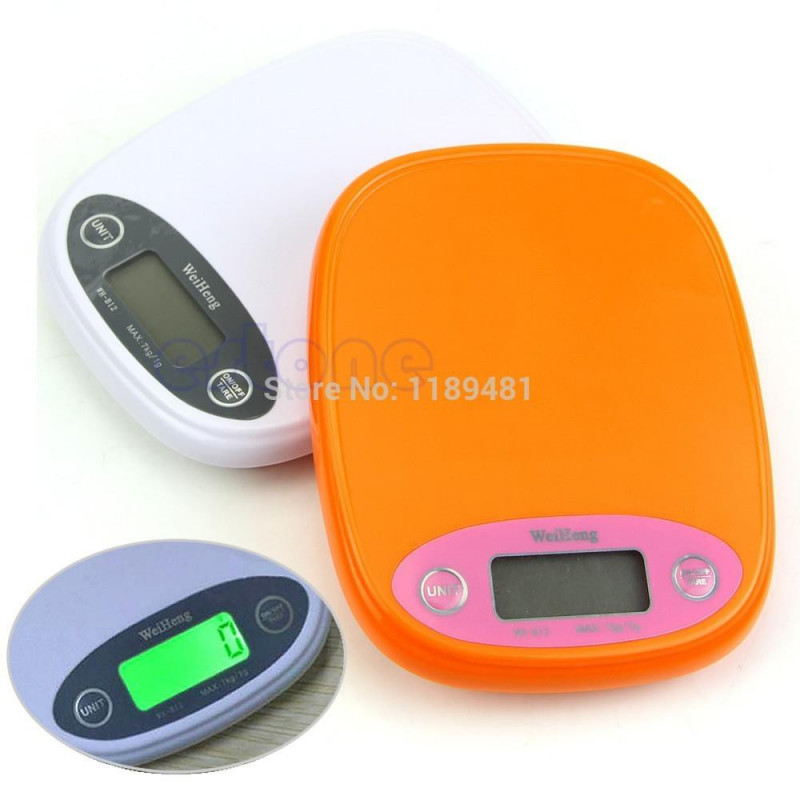 F85 Hq Kök Skala 7 Kg 1g Digital Mat Diet Post Vikt Balans G Ib Bakgrundsbelysning