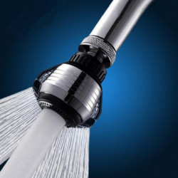 360 Grad Badrum Vatten Bubbler Snurra Huvud Sparande Knacka Kran Luftare Connector Diffusor Munstycke
