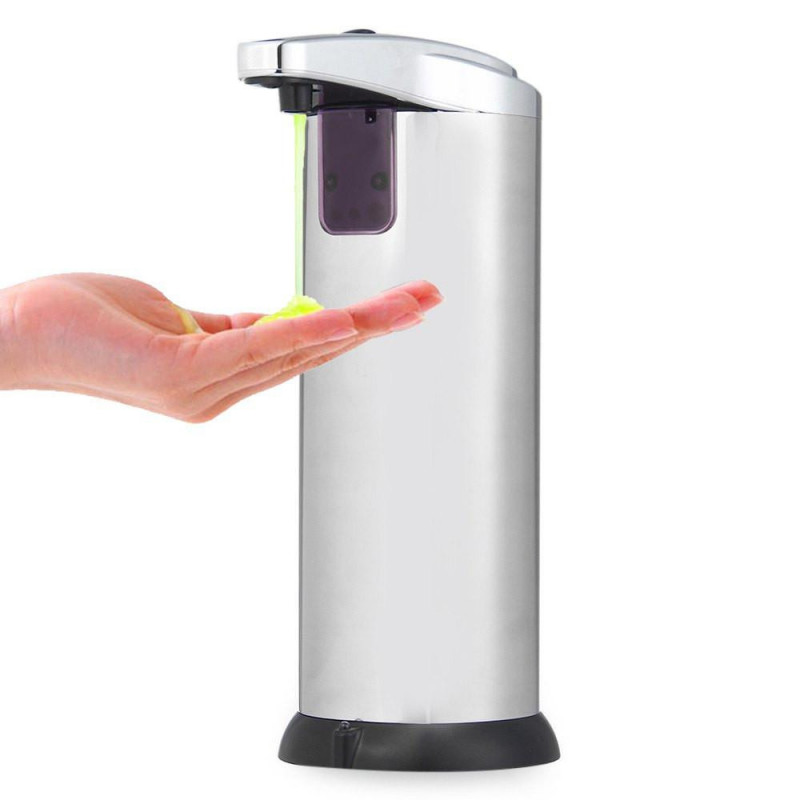 280ml Rost Stål Ir Sensor Berörings Automatisk Flytande Tvål Dispenser För Kök Badrum Hem