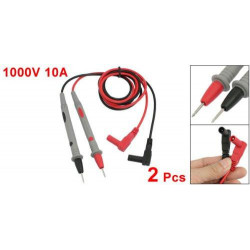 2 St Universell Sond Testa Leads Kabel För Digital Multimeter Meter 1000v 10a