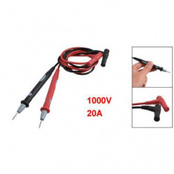 Digital Multimeter 1000v 20a Testa Leda Kabel Sond Röd Svart Ersättning Storbritannien