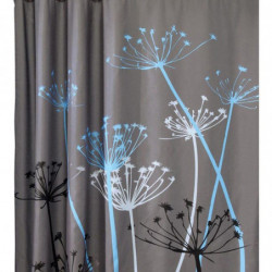 Modern Peva Multicolor Maskros Mönster 3d Vattentät Polyester Dusch Gardin Badrum Rideau De Sköljning