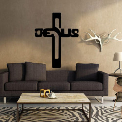 4130 Christan Gud Korsa Vägg Konst Sticker Dekal Jesus Kristus Psalm Be Bibel Sovrum Mural
