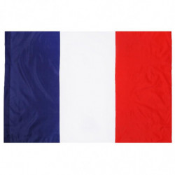 Fötter Stor Polyester Franska Flagga De Frankrike Nationell Flaggor Hem Dekor