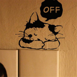 Hem Dekorera Växla Klistermärken Muraux Dekaler Diy Affisch Vil Dekal Sticker Tecknad Serie Adesivo