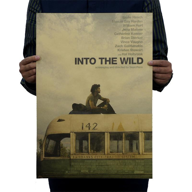Mode In I De Vild Nostalgi Retro Klassisk Film Kraft Affisch Målning Kärna 51x35 5cm Bakgrunds