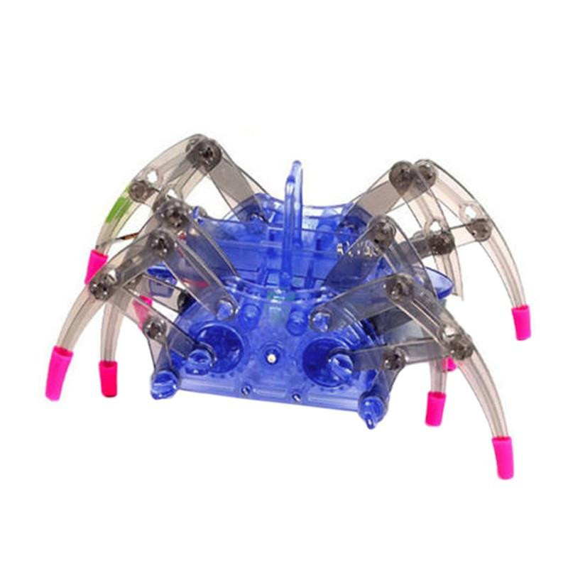 Bebis Barn Diy Modell Byggnad Leksak Elektrisk Spindel Robot Leksak Pedagogisk Monterar Leksaker Kits