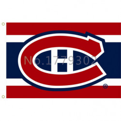 Nhl Montreal Canadiens Flagga 3ft X 5ft 100% Polyester Uteplats Gräsmatta Trädgård Utomhus Flaggor