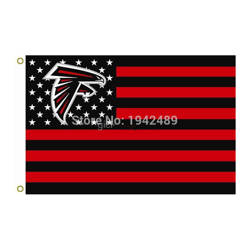 Atlanta Falkar Nfl Flagga Varor 3x5ft 150 X 90 Centimeter 100d Polyester