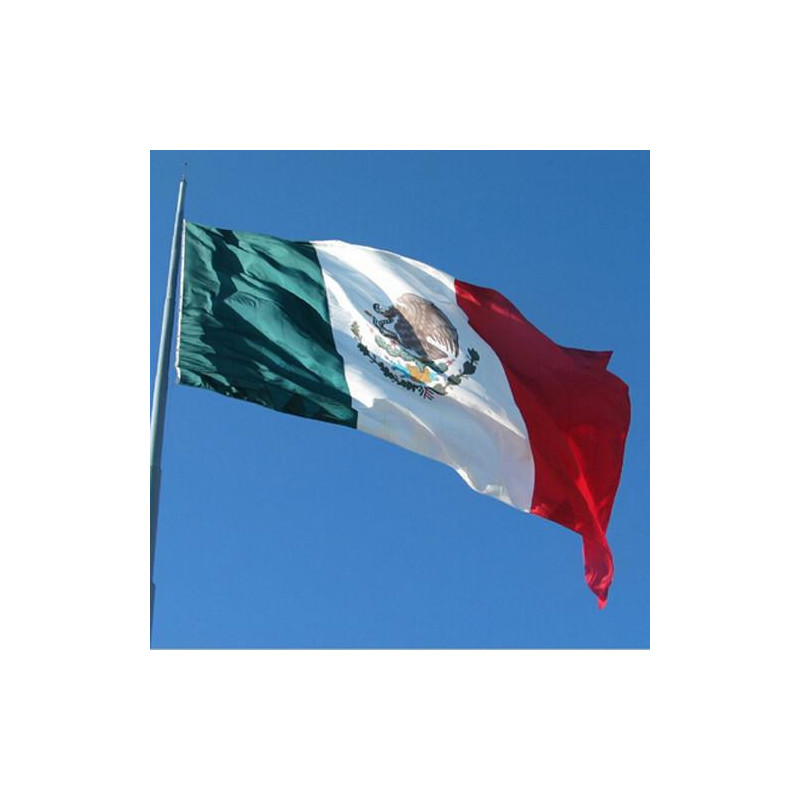 Mexico Flagga 5ft X 3ft