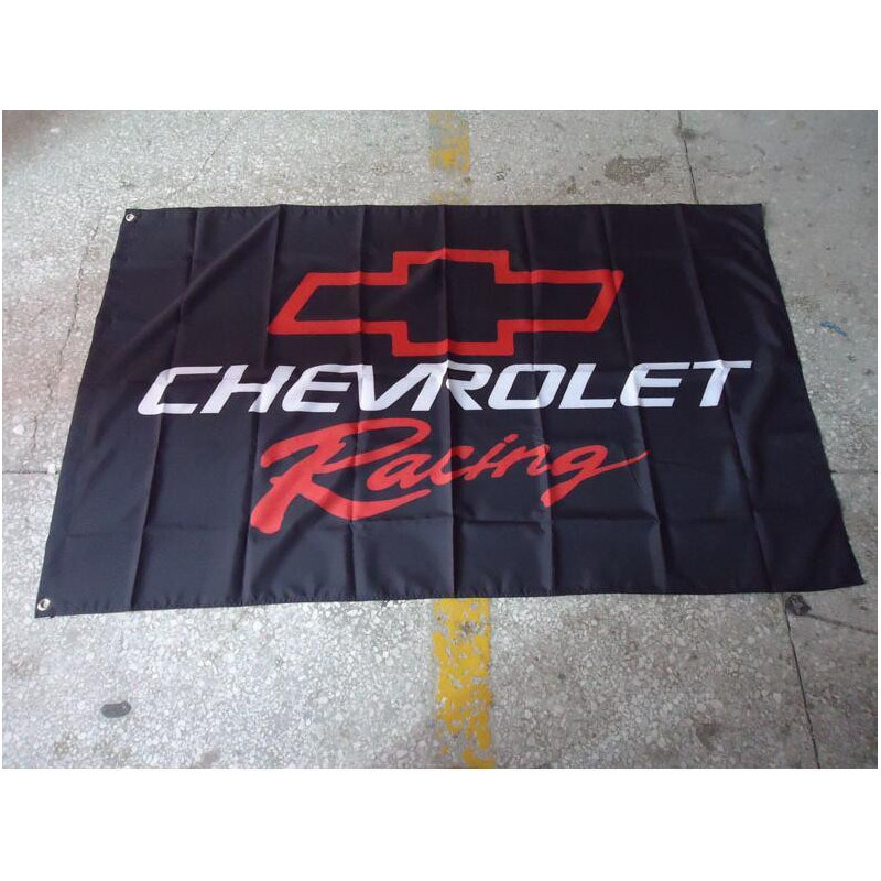 Chevrolet Tävlings 3ft X 5ft Polyester 90 X 150cm Beställnings Flagga