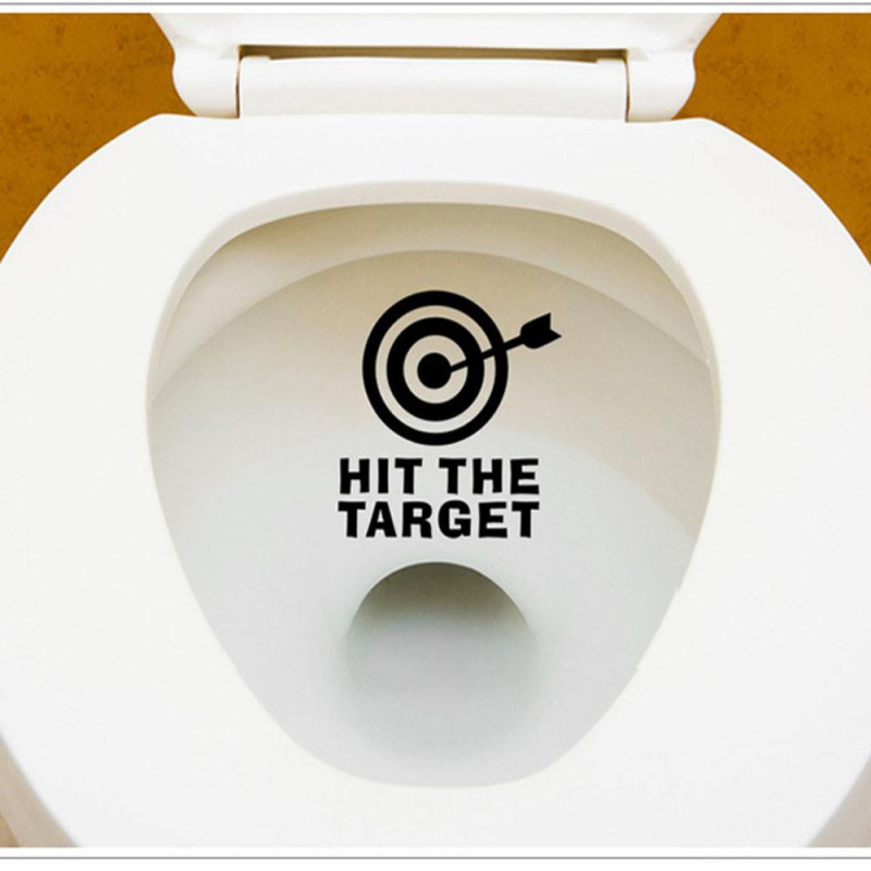 Mode Himmel 12 X 11 Cm Diy Pil Target Toalett Sittplats Badrum Sticker Hem Kylskåp Vägg Dekal Konst