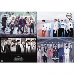 8 St Uppsättning Annorlunda Mönster A3 Affischer Kpop Bts Bangtan Boys Målningar Vägg Bilder