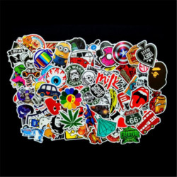 100 St Sticker Bomba Dekal Vil Rulla För Bil Skridsko Skateboard Bärbar Dator Bagage