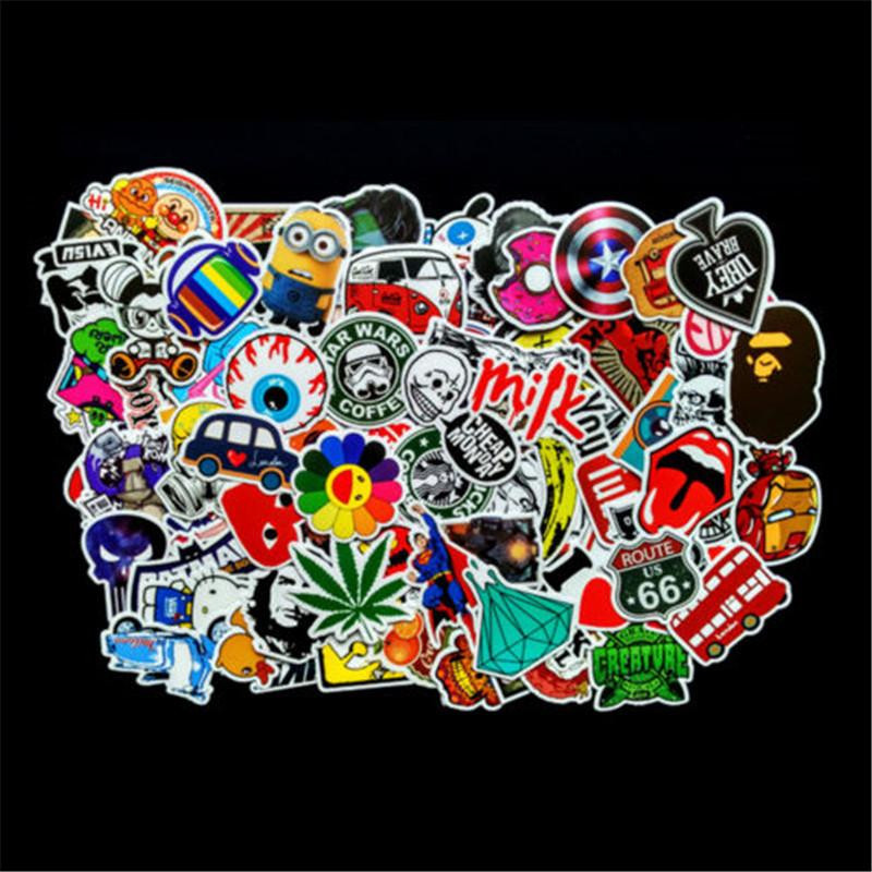 100 St Sticker Bomba Dekal Vil Rulla För Bil Skridsko Skateboard Bärbar Dator Bagage