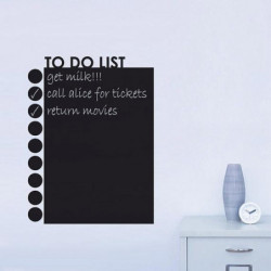 Till Do Lista Planerare Kalender Svarta Tavlan Svarta Tavlan Vil Vägg Sticker Dekal Zyva221na Planerare