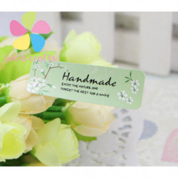 5 X 1 7cm Diy Scrapbooking Papper Etiketter Klistermärken Blommor Hand Gjord Tätning Sticker 90pcs