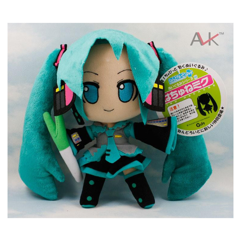 Vocaloid Hatsune Miku Plysch Leksak Docka 24cm Grön Hatsune Miku Mjuk Fylld Leksaker Figur Leksak För