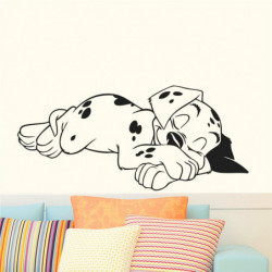 Ljuv Dröm Dalmatian Hundar Vägg Klistermärken För Sovrum Sällskapsdjur Valp Vägg Dekal Mural Affisch