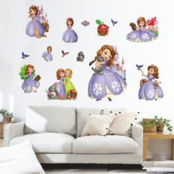 Insessa Sofia 3d Diy Vägg Klistermärken Skåp Mural Hus Vägg Dekaler Hem Dekoration Hem Dekor Affisch