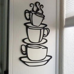 Festival Avtagbar Diy Kök Dekor Kaffe Hus Kopp Dekaler Vil Vägg Sticker