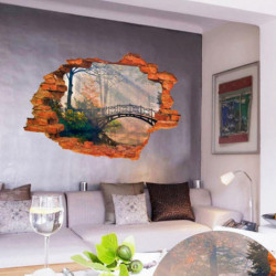 Super Handla 3d Mirkwool 3d Fönster Se Avtagbar Vägg Sticker Dekal Dekor Mural Vägg Dekaler Xt