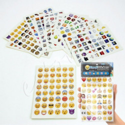 Emoji Sticker Packa 912 Emoji Klistermärken Mest Populär Emojis För Mobil Telefon Barn Rum Hem Dekor