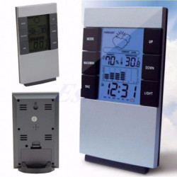 Inomhus Hymeter Väder Ognos Klockor Max Min Temp Fuktighet Spela In Klämta