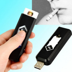 Mode Usb Elektronisk Laddningsbara Batteri Flam Cigarr Cigarett Lättare