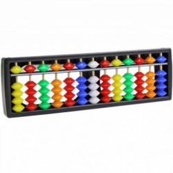 Bärbar Aritmetisk Soroban Färgrik Pärlor Matematik Beräkna Kinesisk Kulram
