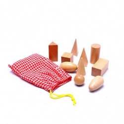 Matematik Leksaker Montessori Matematik Juguetes Geometri Blocks Trä Inlärning Utbildning