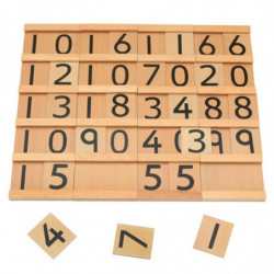 Bebis Leksaker Montessori Pedagogisk Trä Leksaker Siffra Kognitiv Matematik Leksak 29