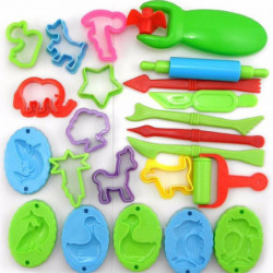 Playdough 23pcs Verktyg Polymer Lera Model Formar Spela Doh Verktyg Uppsättning Utrustning För Barn