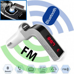 Bil Fm Sändare Blåtand Handsfree Lcd Mp3 Spelare Radio Adapter Utrustning Laddare