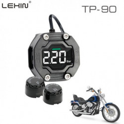 100% Original Steelmate Diy Tp90 Tpms För Motorcykel Däck Tryck Övervaka Med Vattentät Extern Sensor